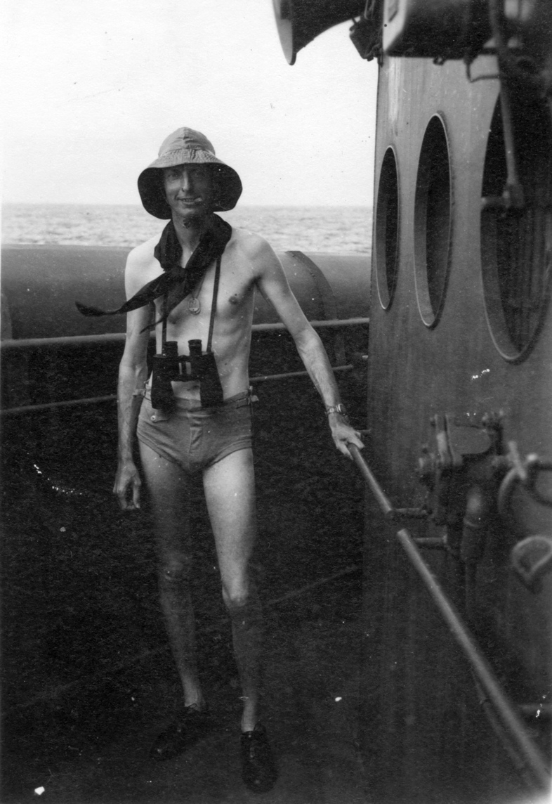 Lt. Cdr. Marshall E. &ldquo;Skinny&rdquo; Dornin, our skipper, 1943-4.