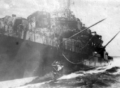 &ldquo;Coal bag&rdquo; ship to ship transfer at sea.