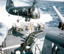 Piasecki HUP-2 Retriever picks up Gil Nelson